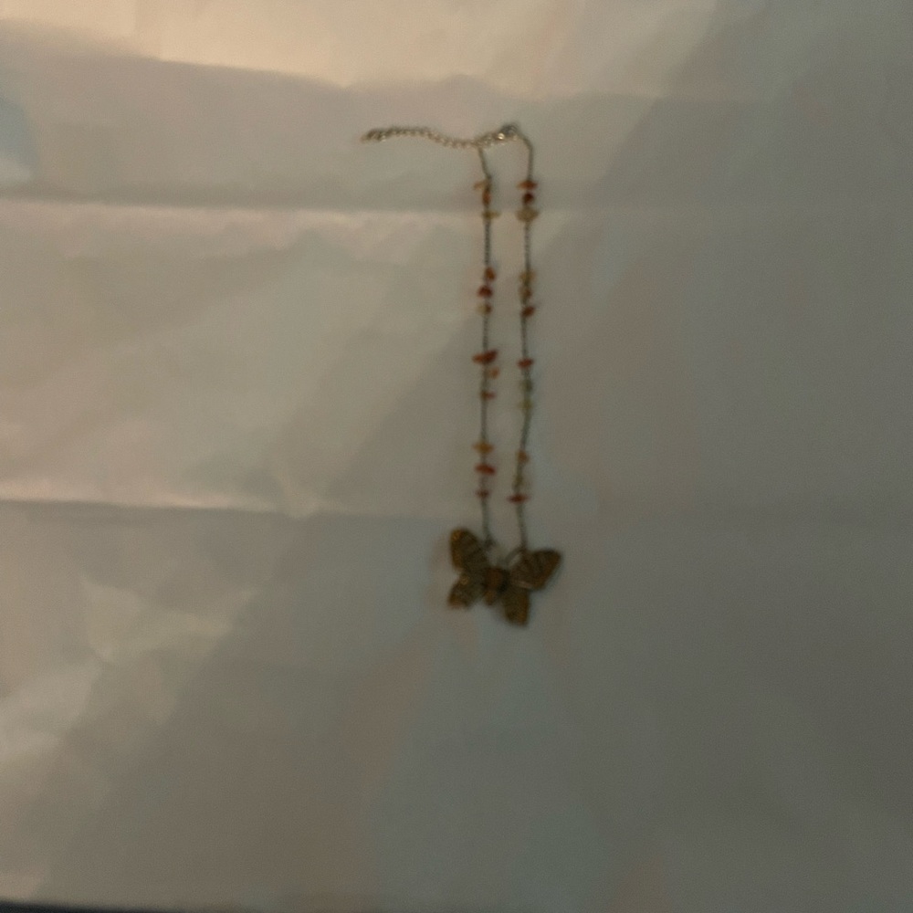 2 for $15 Butterfly necklace